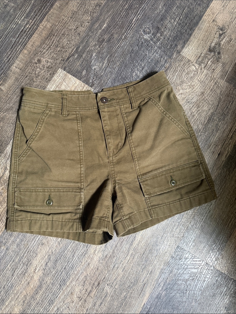REI Olive Green Trailsmith Cargo Shorts for Women